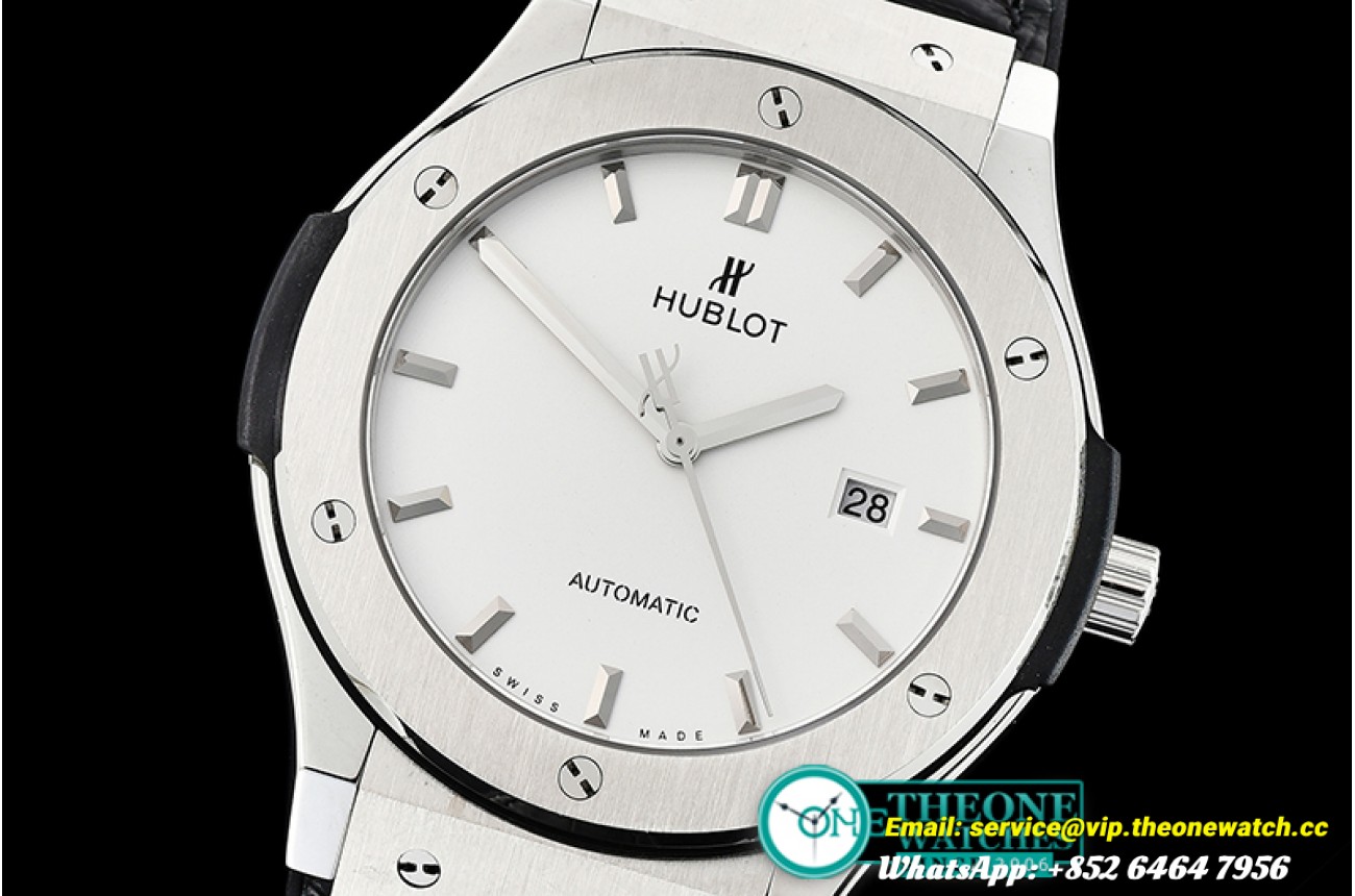 Hublot - Classic Fusion Bang 45mm SS/LE White MY9015 Mod
