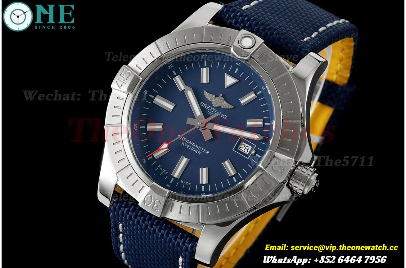 Avenger 44mm SS/NY Blue Dial TF A2824