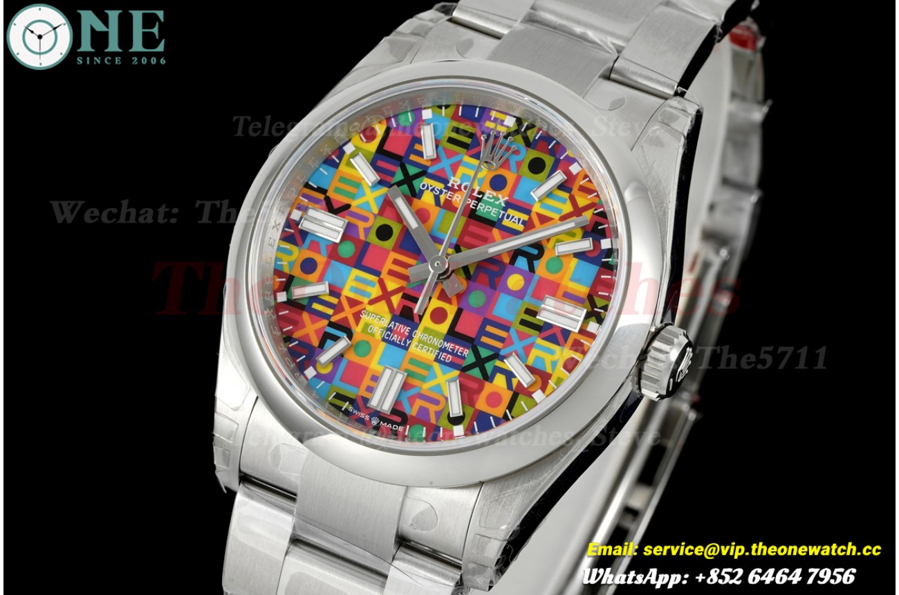 Oyster Perpetual 126000 36mm Oys SS/SS Multicoloured Dial VSF VS3230