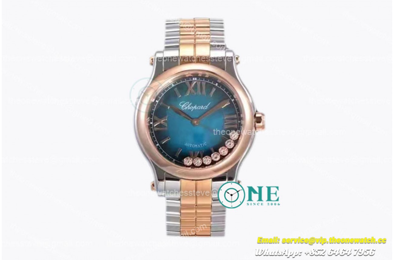 Chopard - Happy Sports 36mm RG/SS Blue YF A2891