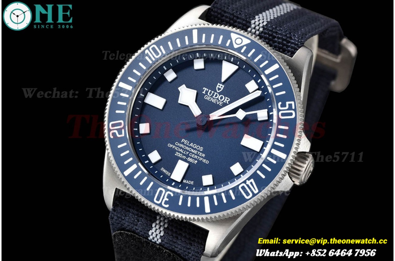 Tudor Pelagos FXD Titanium 42mm TI/NY Blue Dial M+F 8N24