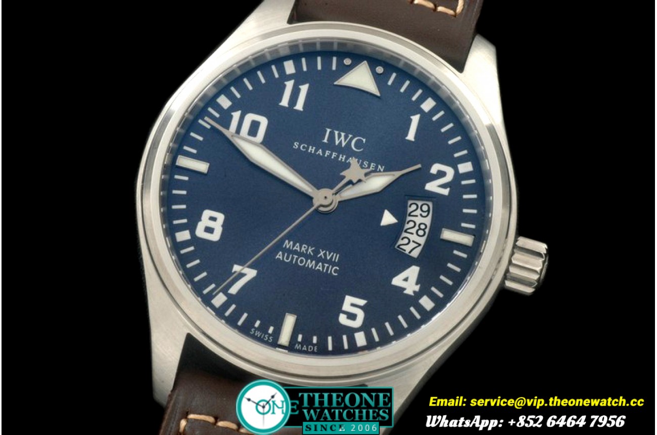 IWC - Mark XVII SS/LE Blue Asia 2892