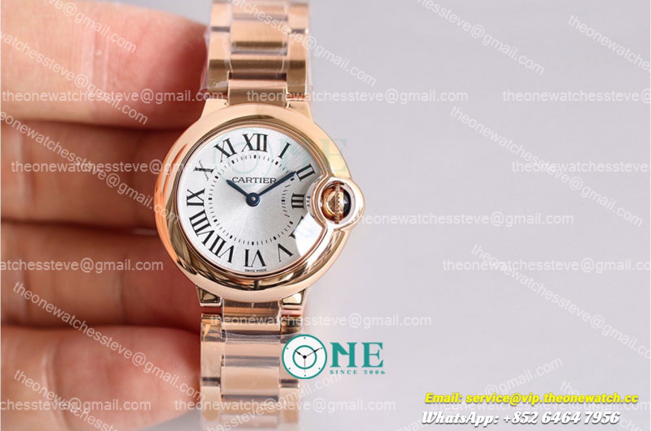 Balon Bleu De Cartier 3KF WG880007 RG/RG 28mm Ladies Swiss Quartz