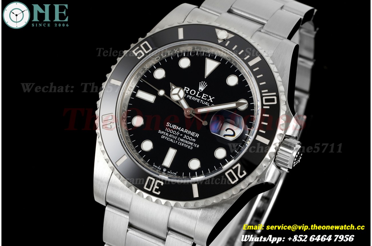 Submariner 126610LN 41mm SS/SS Black Dial Clean Plus DD3235