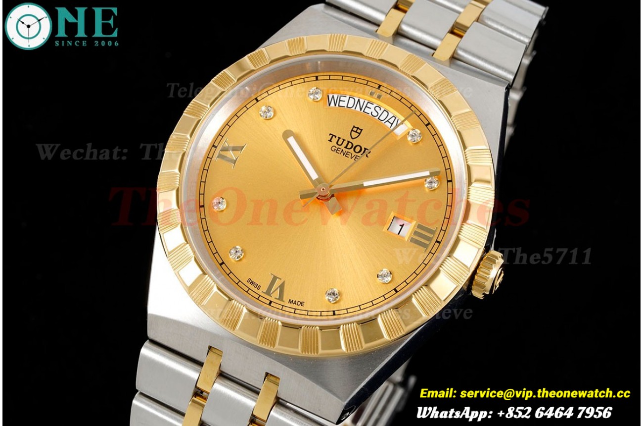 Royal Day-Date 41mm SS/YG Gold/Dia V7F A2836
