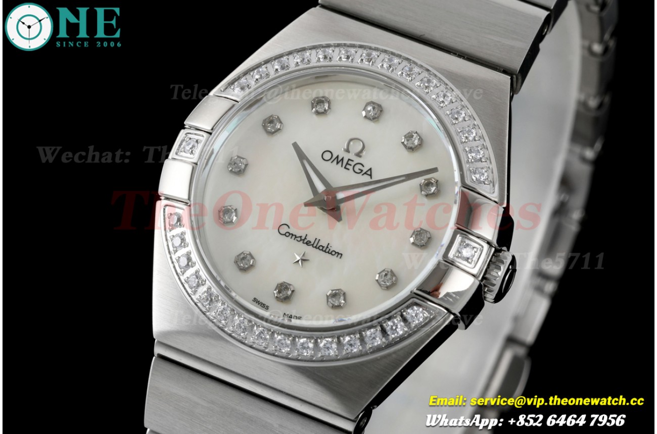 Constellation 28mm Dia SS/SS MOP/Dia 8848F Swiss Qtz