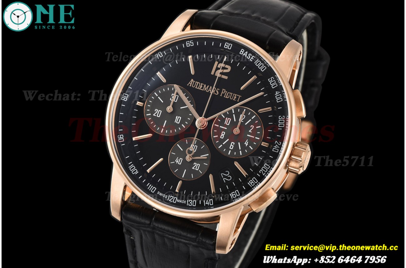 Code11.59 Chrono 26393 41mm RG/LE Black Dial APSF SH4401 Super Clone