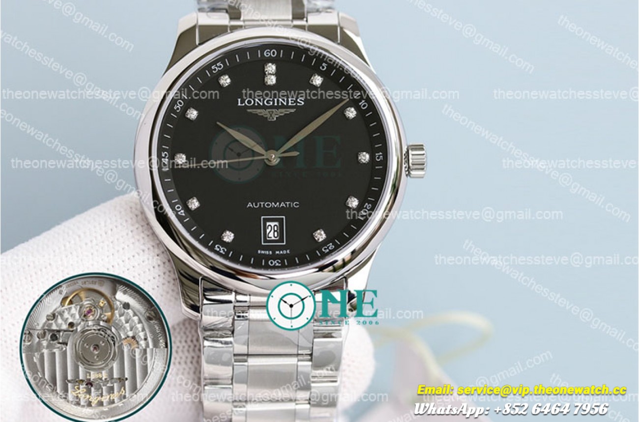 Longines - Master Collection SS/SS Blk/Dia GLF L888