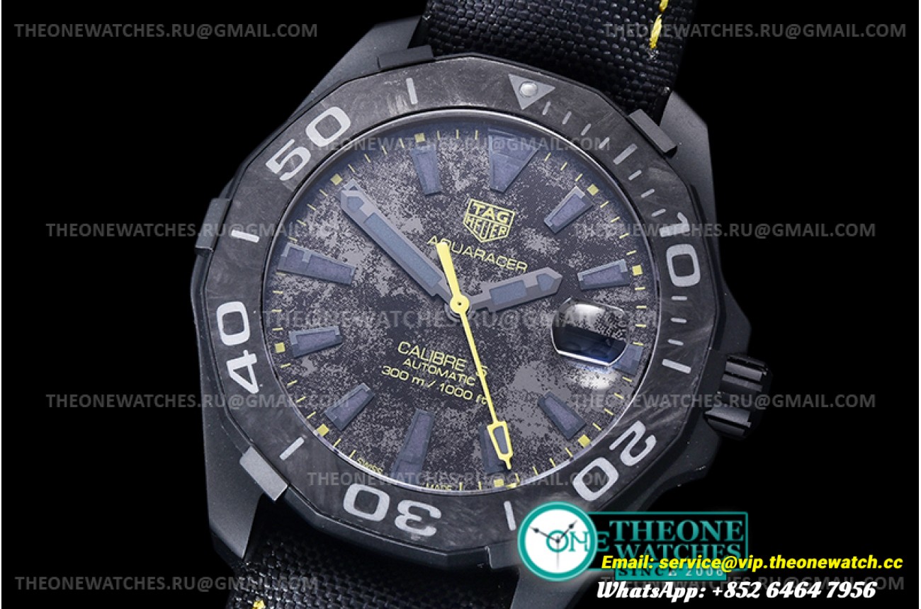 Tag Heuer - Aquaracer Special Carbon FC/DLC/TI/NY Blk/Y TBF A2824