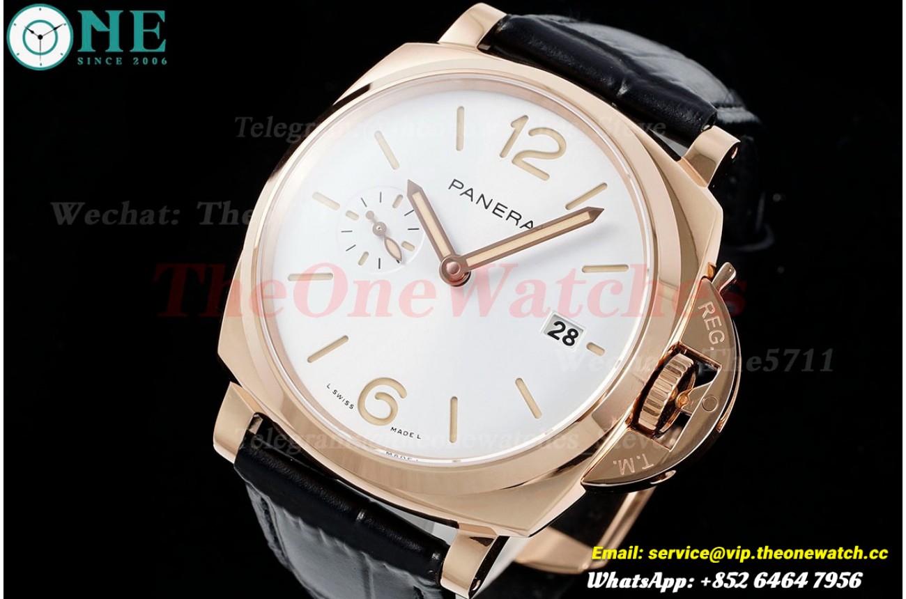 Luminor PAM1336 42mm RG/LE White Dial VSF P900