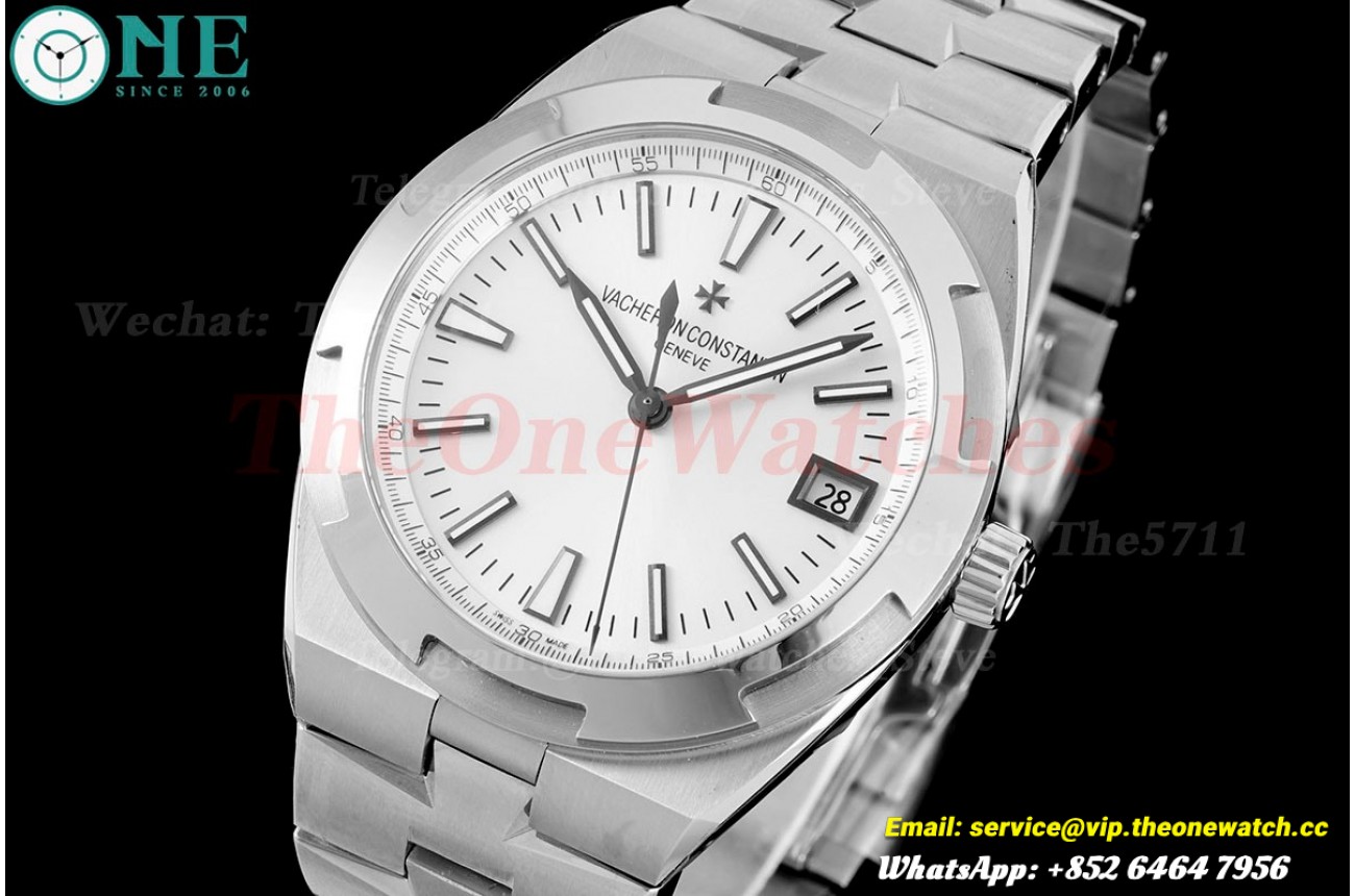 Overseas 4500V 41mm SS/SS White Dial 8F A5100