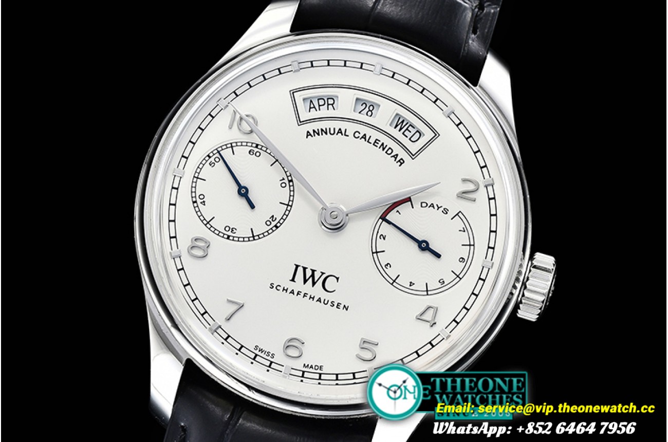 IWC - Portugieser Annual SS/LE Wht ZF A52850
