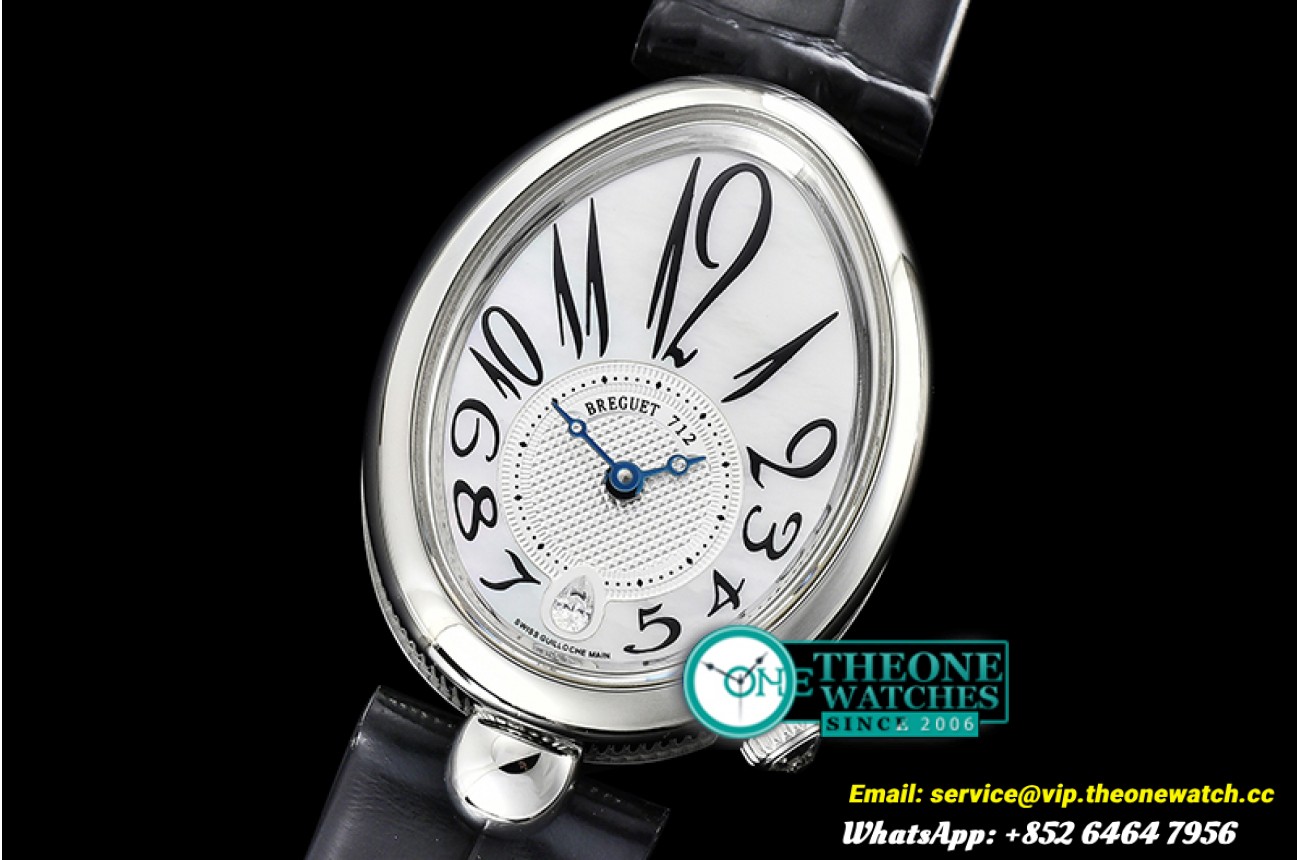 Breguet - Queen of Naples Ladies SS/LE Wht MOP Jap Movt