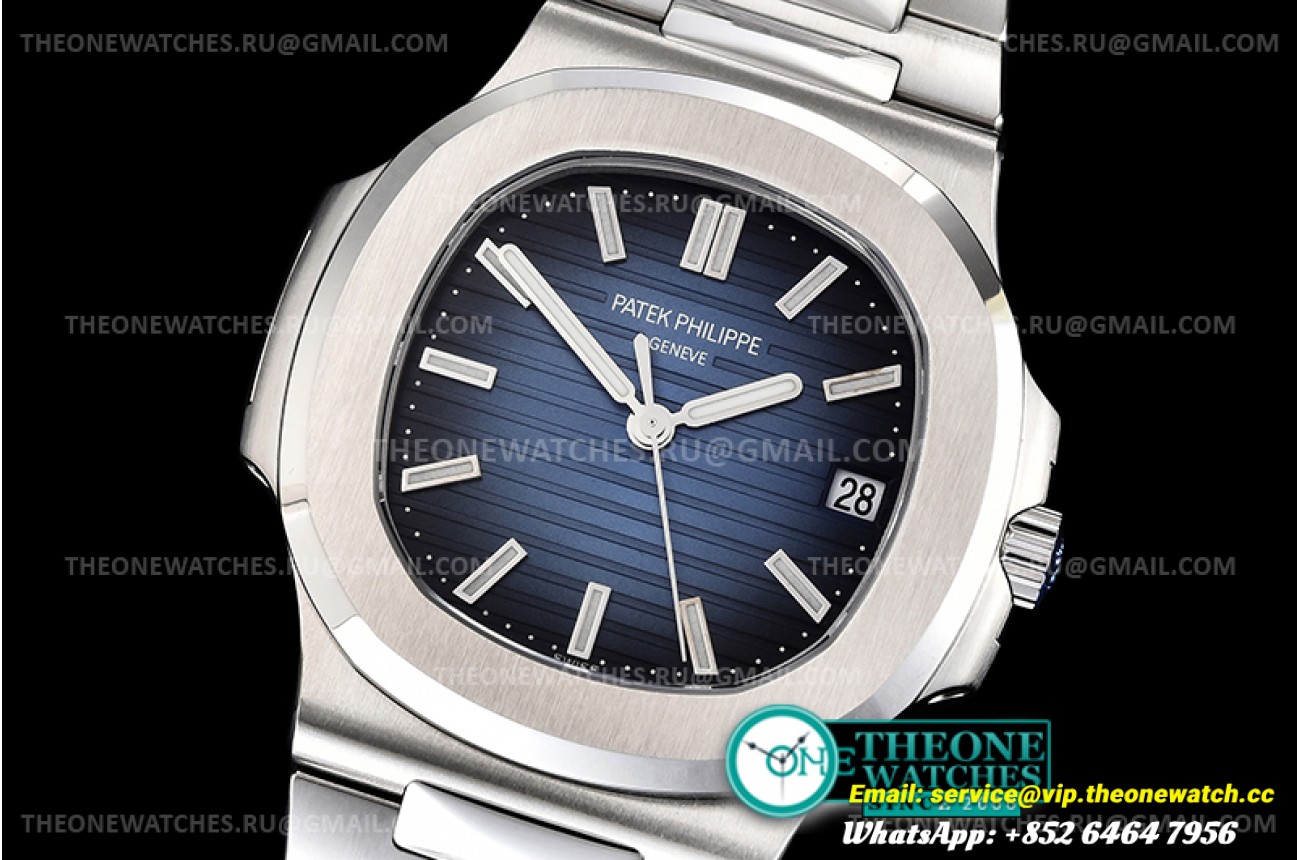 Patek Philippe - Nautilus 5711 40mm SS/SS Blue/Stick GRF MY9015 Mod