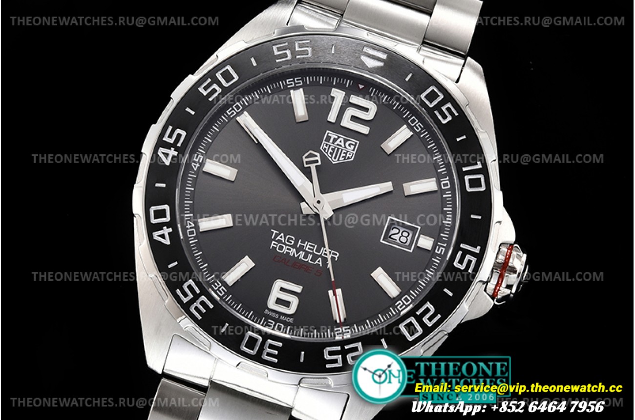 Tag Heuer - Aquaracer Caliber 5 43mm SS/SS Grey XTF SW200