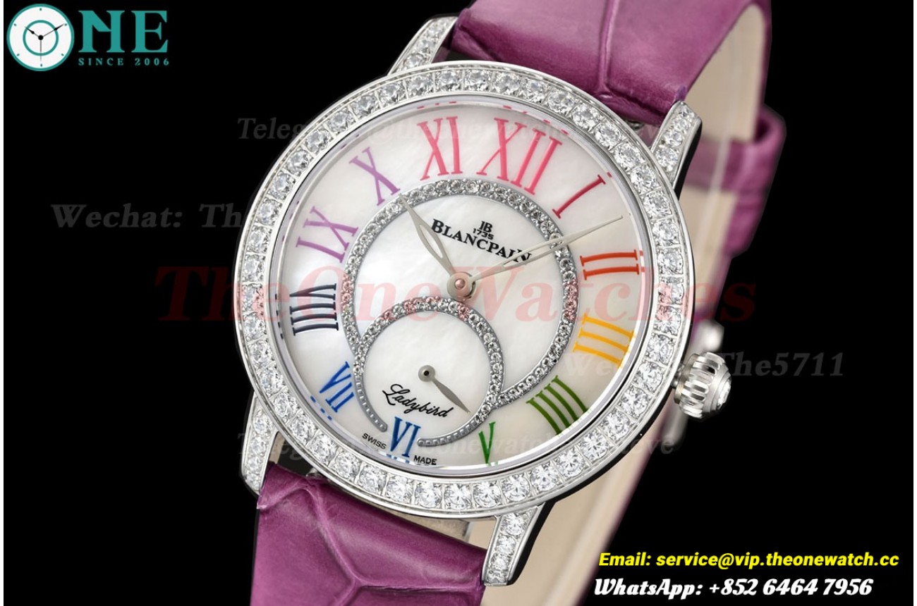 Ladybird Colors 35mm Dia Purple SS/LE Mop Dial BLSF A23J