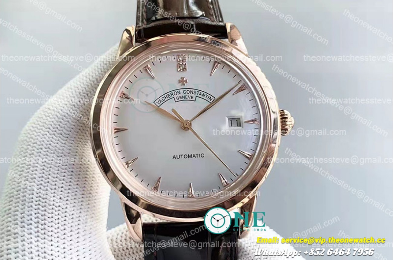 Vacheron Constantin - Patrimony RG/LE White/Stk TWF MY9015