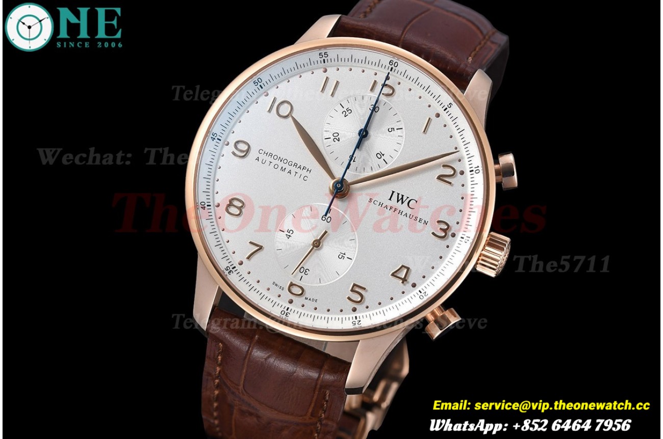 Portuguese Chrono 40mm RG/LE White/Num ZF V2 A7750