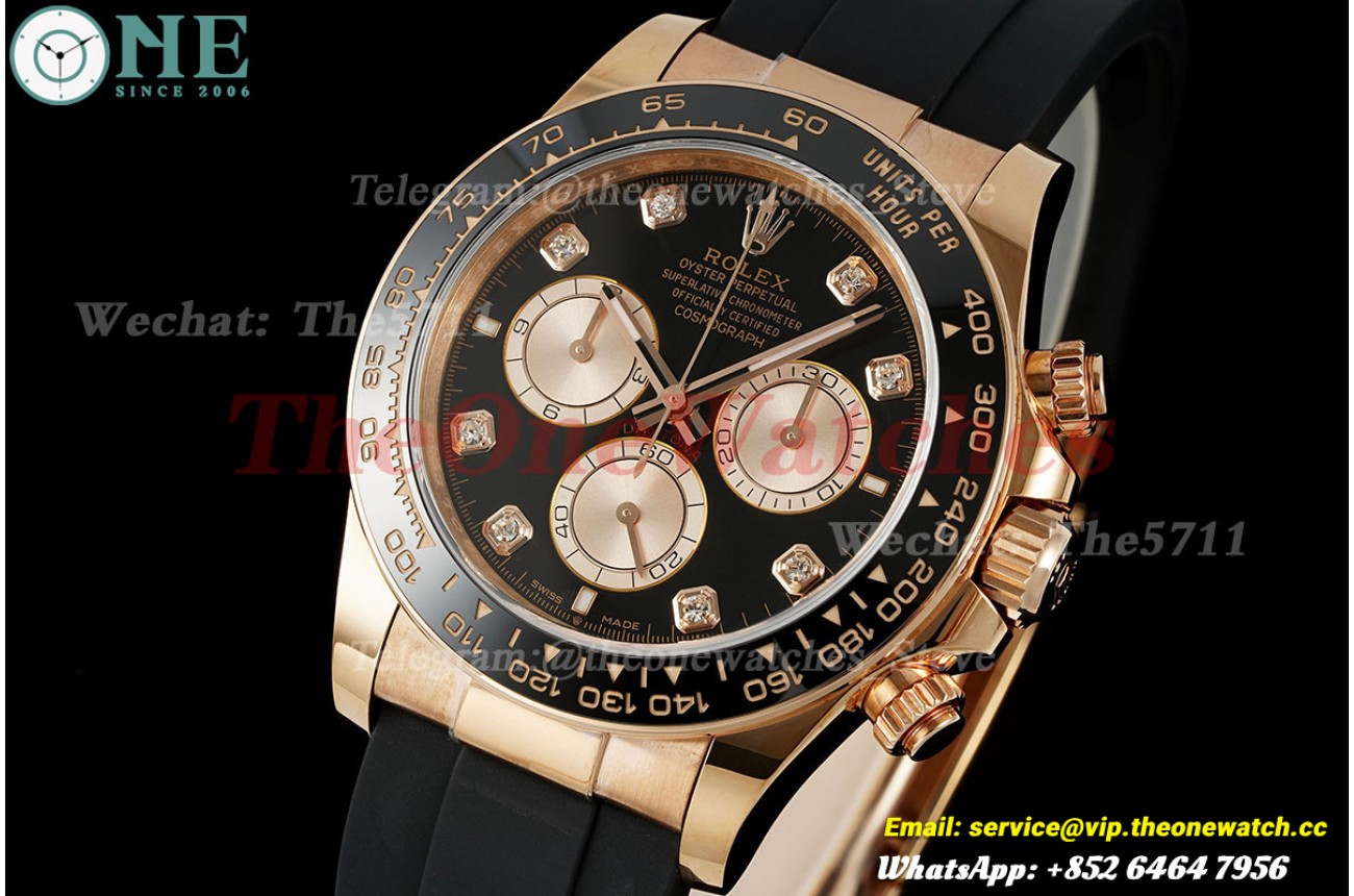 Daytona 126515 40mm Wrapped RG/RU Brown/Dia ERF JH4131 (Weighted Approx.160g) (Free Sprung)