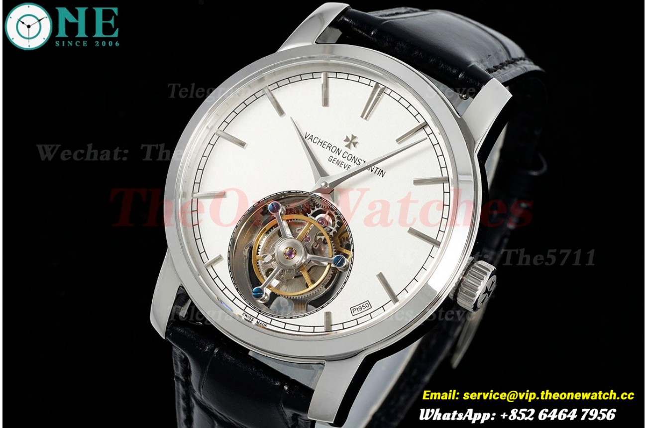 Traditionnelle 41mm SS/LE White Dial RMSF Tourb