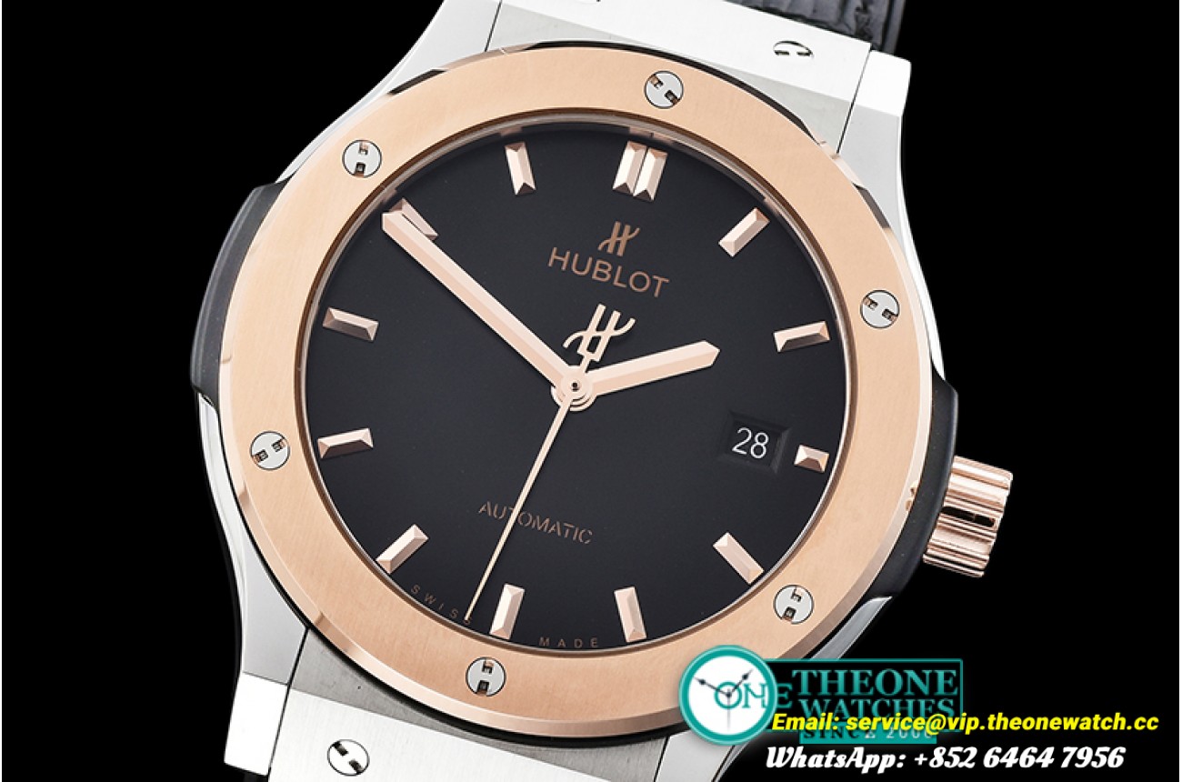 Hublot - Classic Fusion Bang 42mm RG/SS/LE Black JJF A2892 Mod
