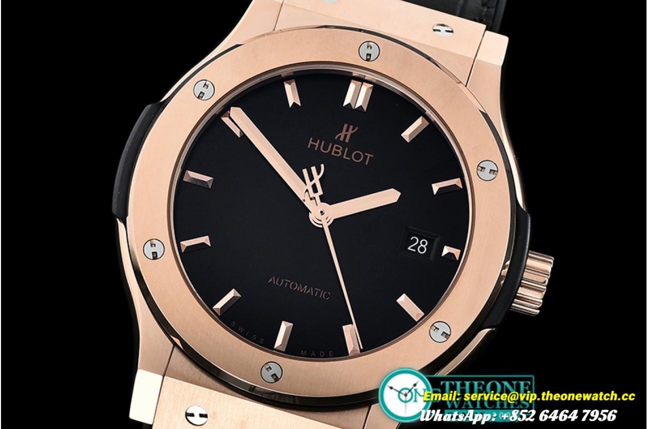 Hublot - Classic Fusion 42mm RG/LE Black JJF Asia 2892