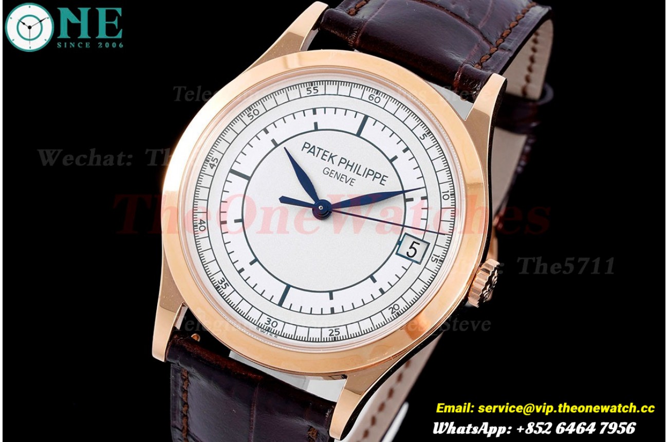 Calatrava 5296R RG/LE White/Stk ZF V3 A324SC
