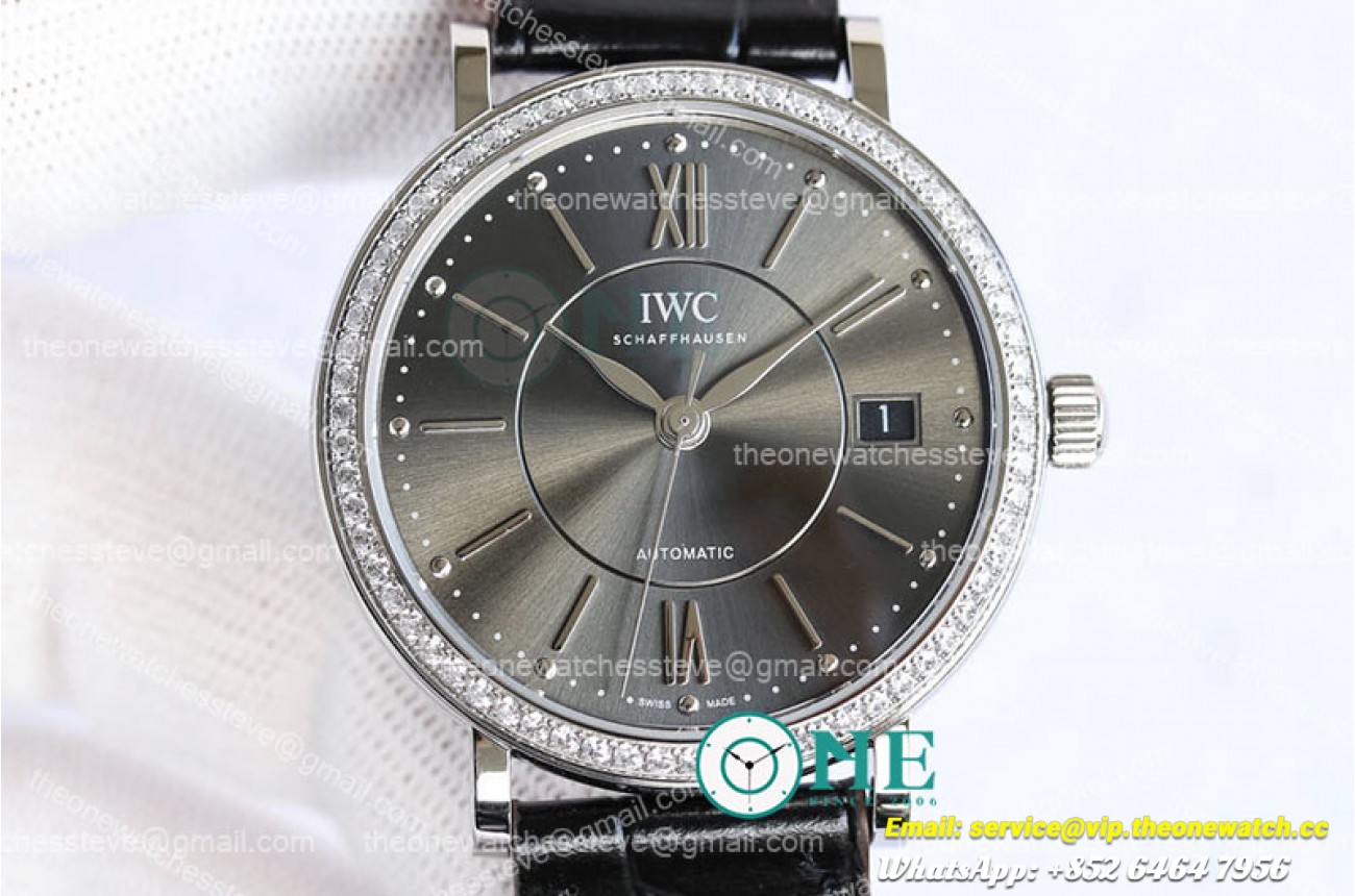 IWC - Portofino Automatic 37mm Diams SS/LE Black SGPF MY9015