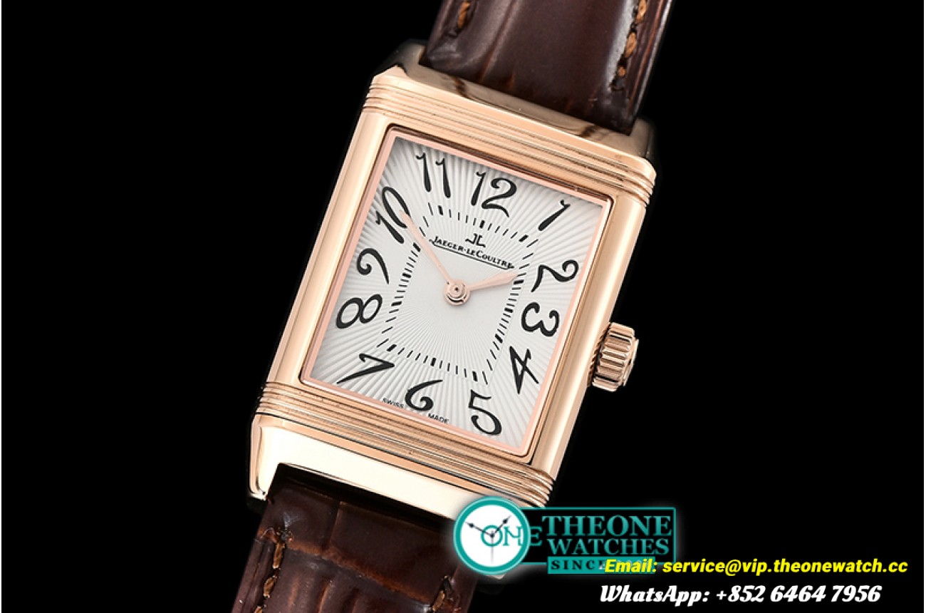 Jaeger LeCoultre - JL Reverso Ladies RG/LE White/Num MY6T51 Mod