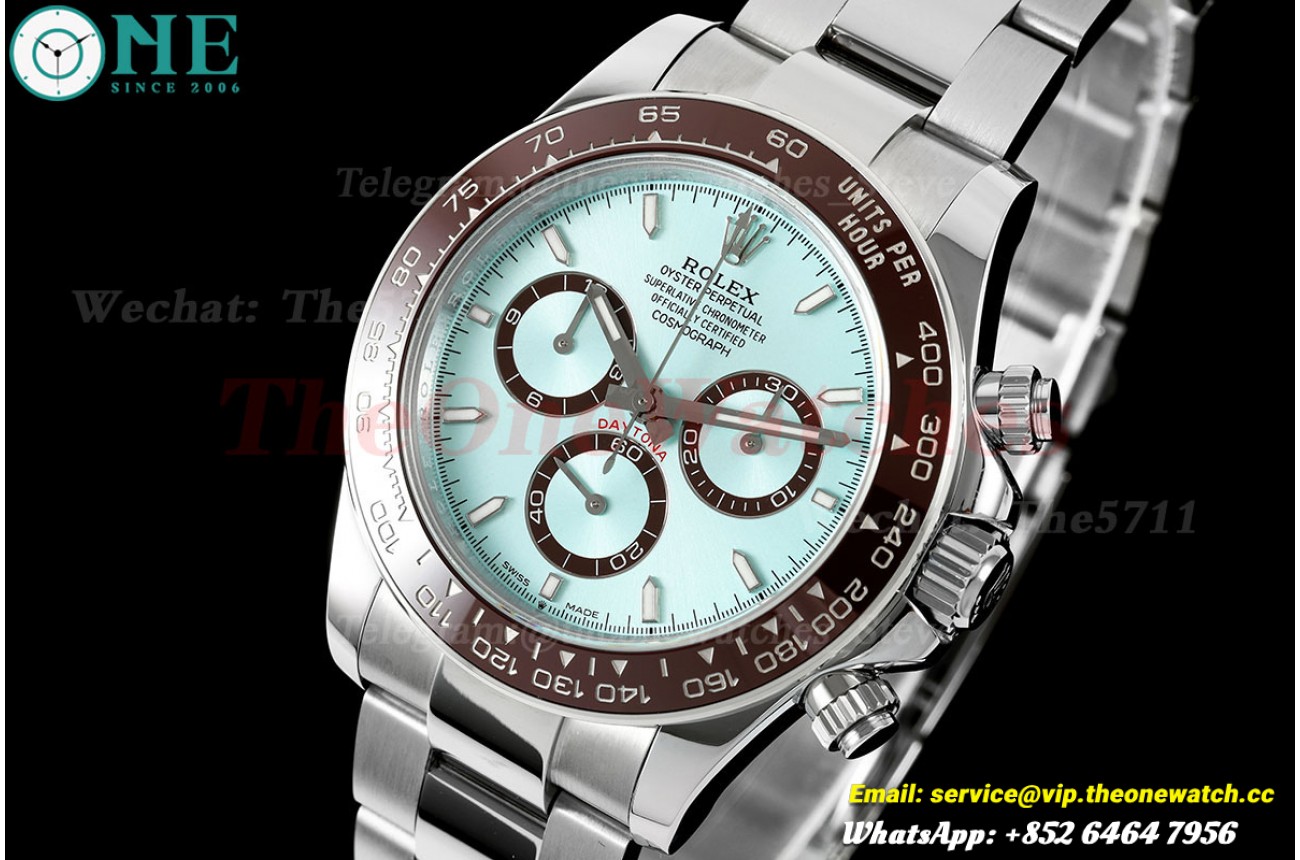 Daytona 126506 40mm SS/SS Ice Blue/Stk QF V13 JH4131(Gain Weight Approx. 195G) (Free Sprung)