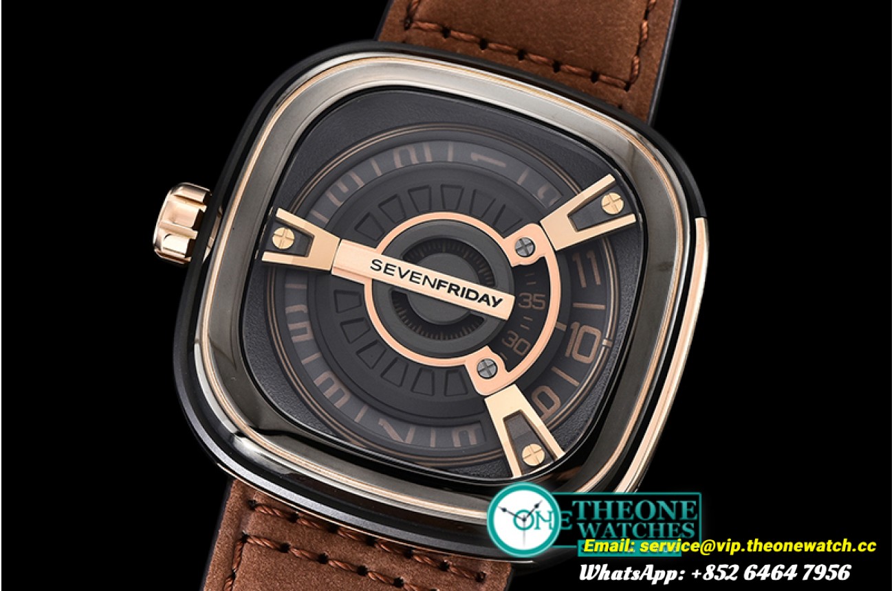 SevenFriday - SevenFriday M2/02 Automatic PVD/LE Black Jap Miyota