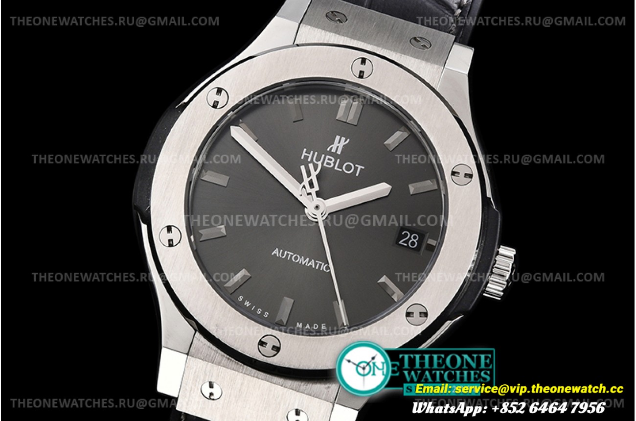 Hublot - Classic Fusion Bang 38mm SS/LE/RU Grey JJF A2892