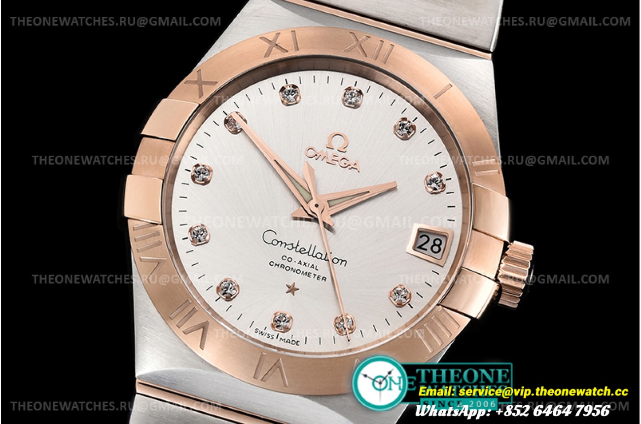 Omega - Constellation Co-Axial 38mm RG/SS S/Dm VSF Asia 8500