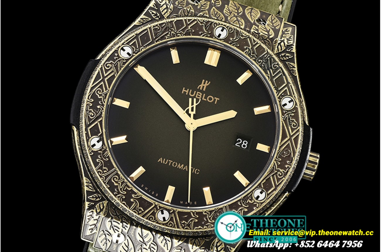 Hublot - Classic Fusion Fuente 20th Annv SS/LE SRF Green A2892