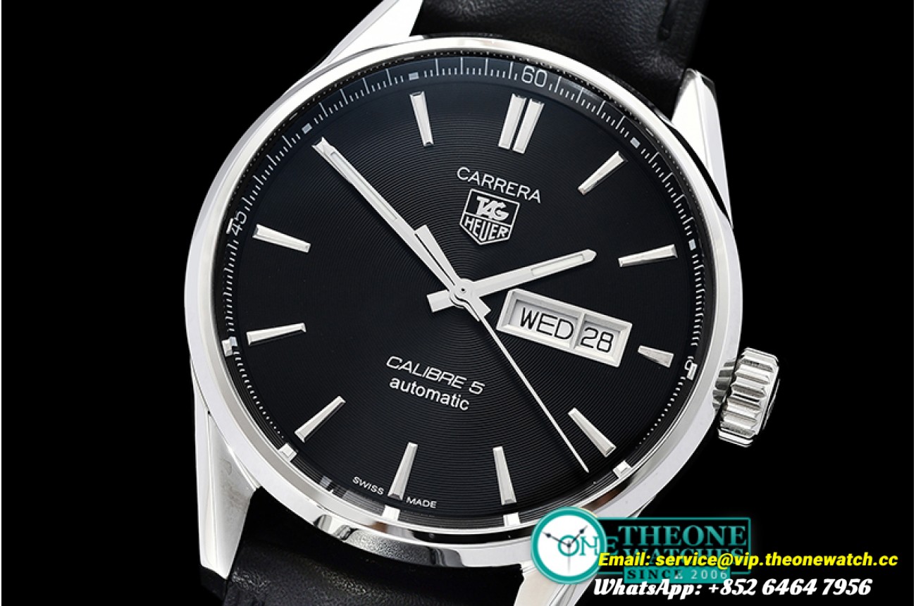 Tag Heuer - Carrera Calibre 5 Automatic SS/LE Black ANF Asia 2824