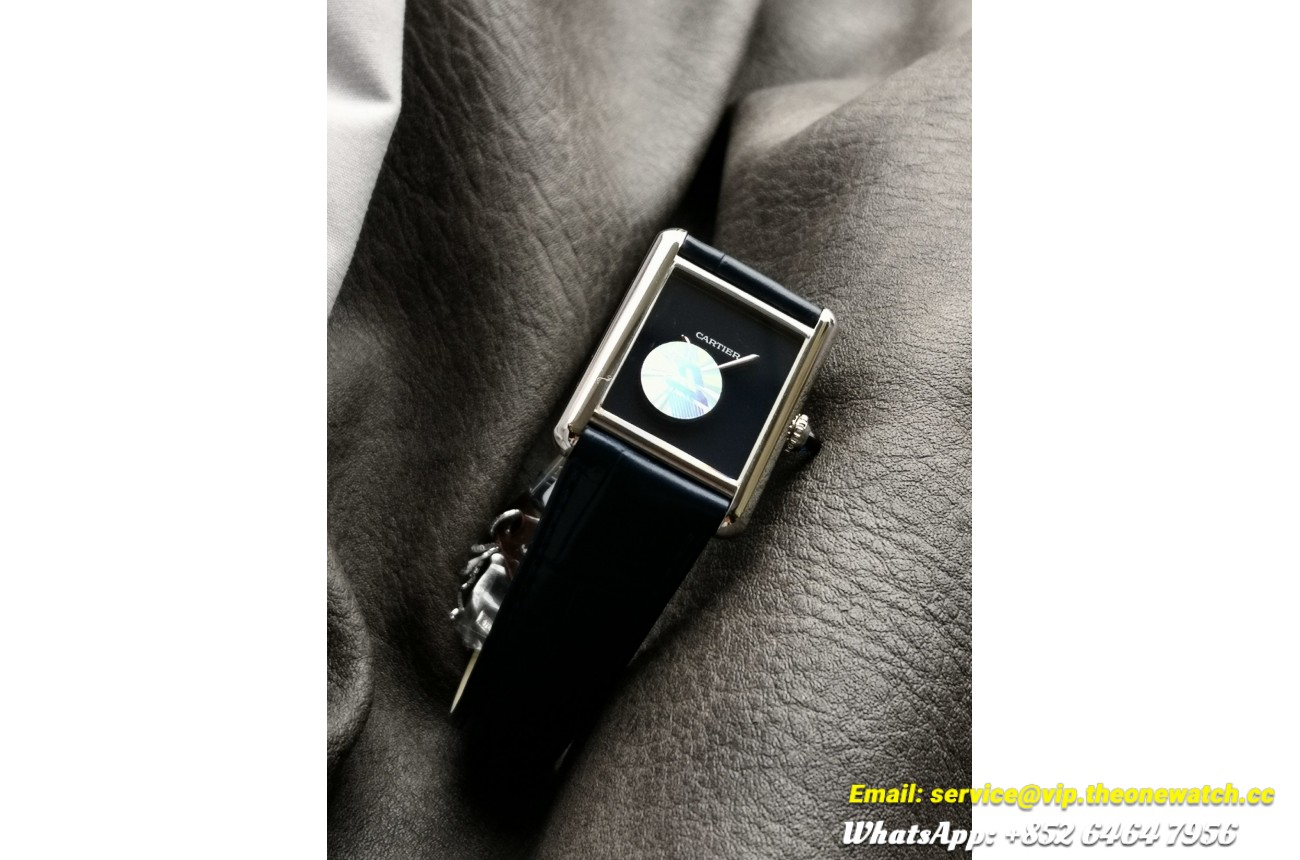 Tank Must 22/25.5mm Dia SS/LE Blue Dial F1F Quartz