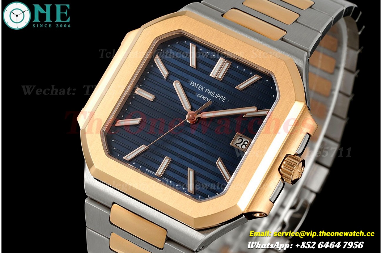 Cubitus 5821 45mm RG/SS Blue Dial PPF A330