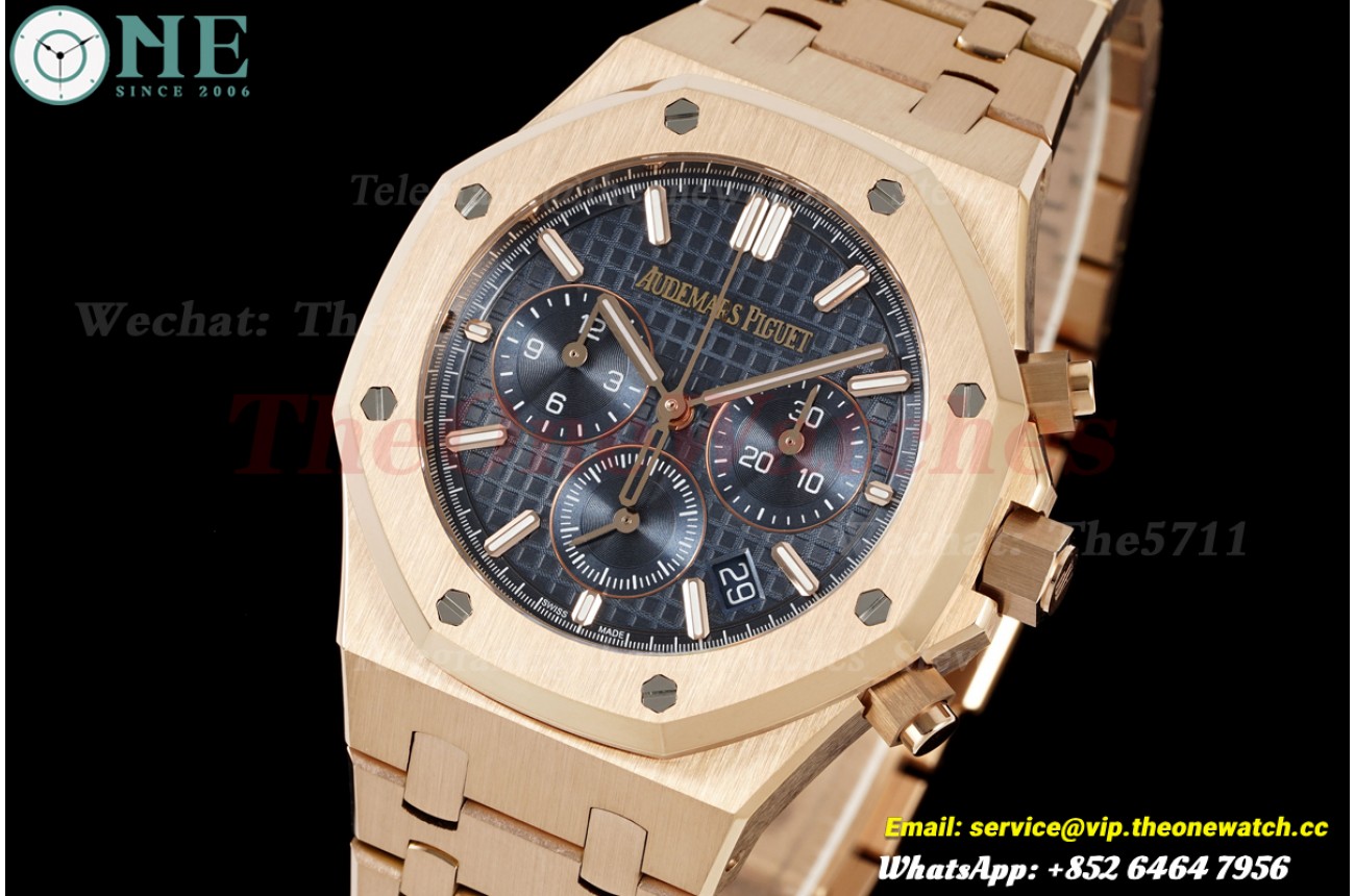 Royal Oak Chrono 26715OR 38mm RG/RG Blue/RG Dial APSF A2385