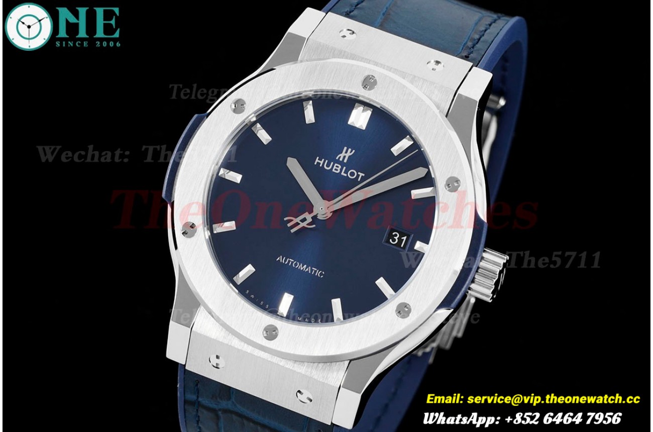 Classic Fusion 42mm SS/LE Blue/Stk APSF A1110