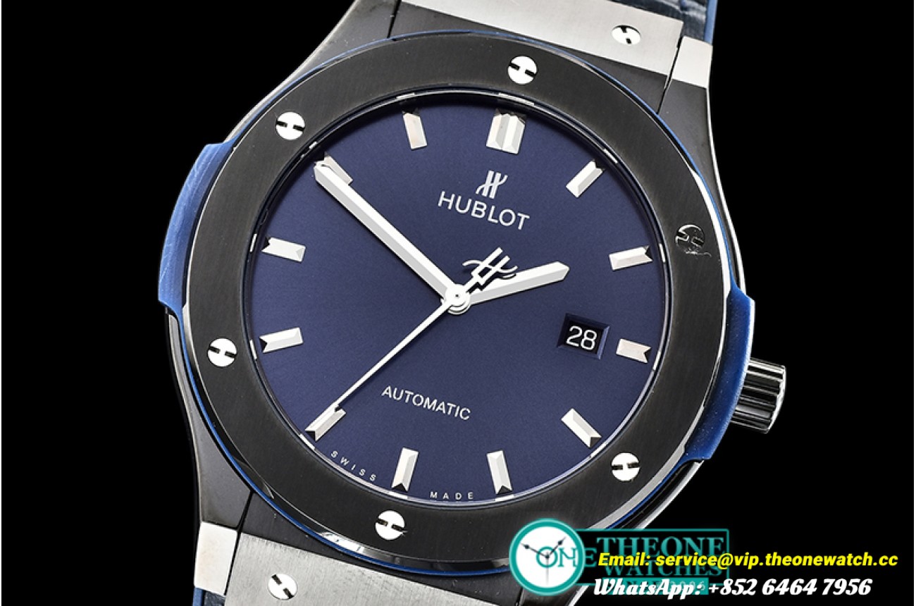 Hublot - Classic Fusion Bang 45mm PVD/LE Blue MY9015 Mod