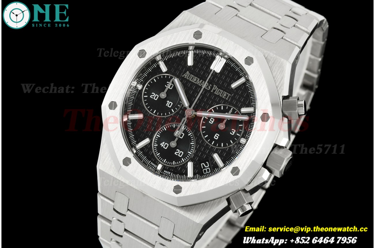 Royal Oak Chrono 26240 41mm SS/SS Black Dial TOPF DD4401 Super Clone