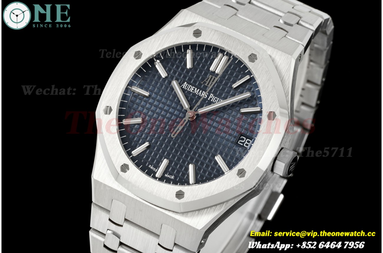 Royal Oak 41mm 15500 SS/SS Blue Dial VSF DD4302 Super Clone