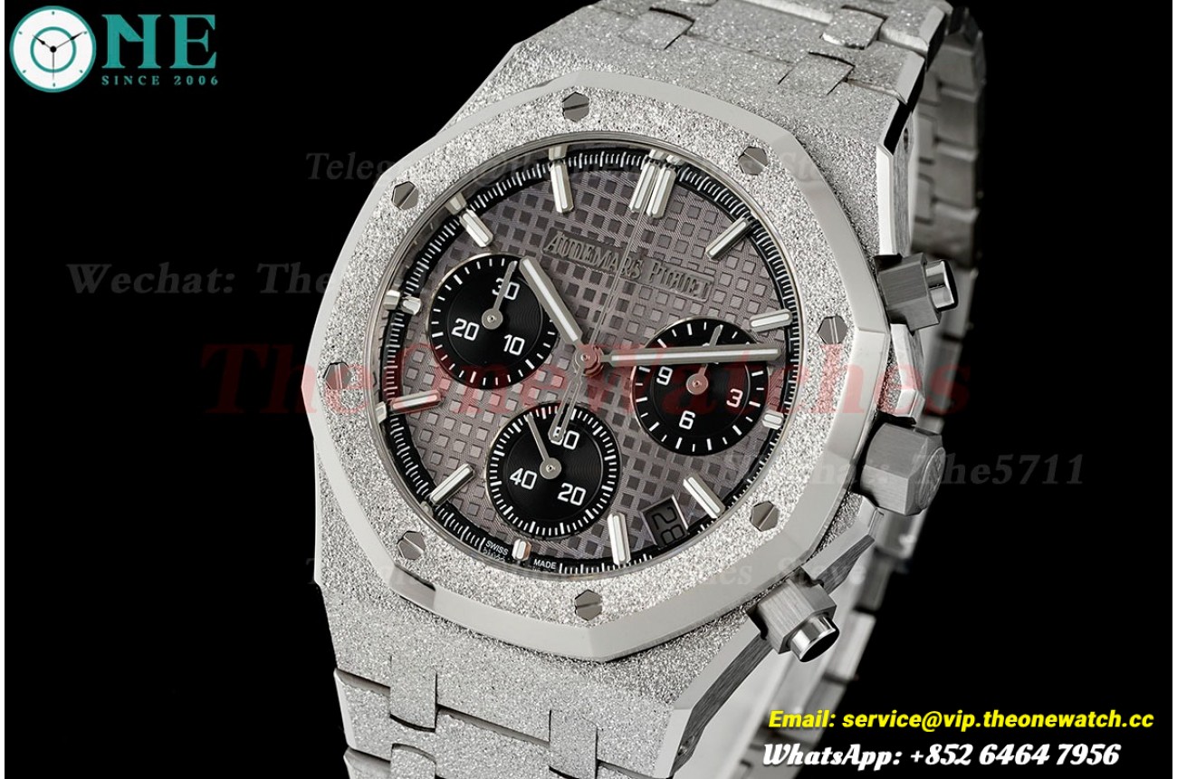 Royal Oak Chrono 26240 Frosted 41mm SS/SS Grey Dial APS SH4401 Super Clone