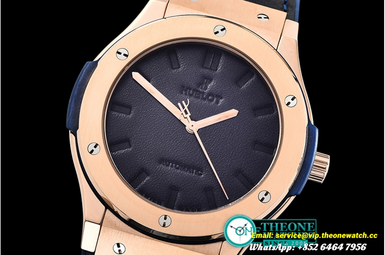 Hublot - Classic Fusion Berluti Scritto RG/LE Blue V2 A2892