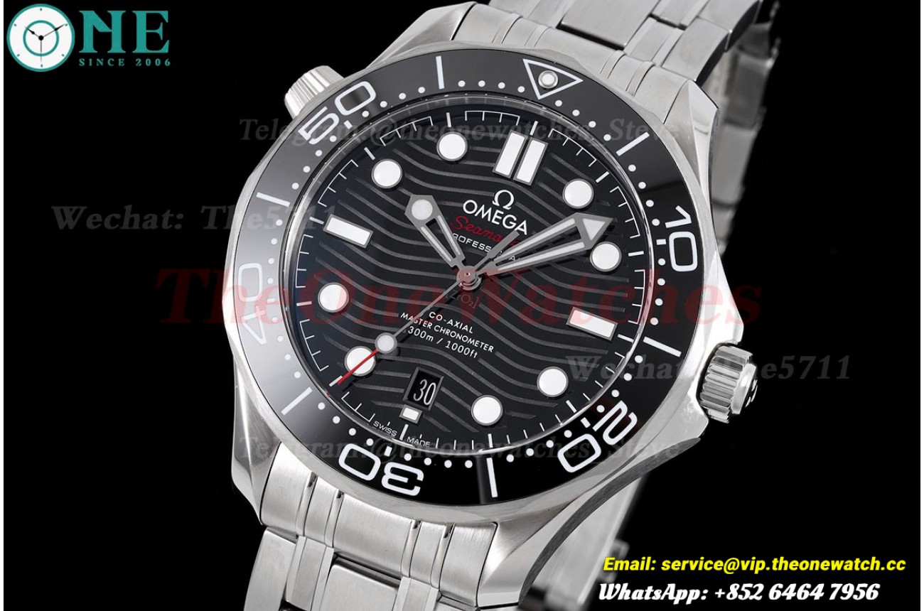 Seamaster 300m Basel 2018 SS/SS Black/Dot ZF A8800