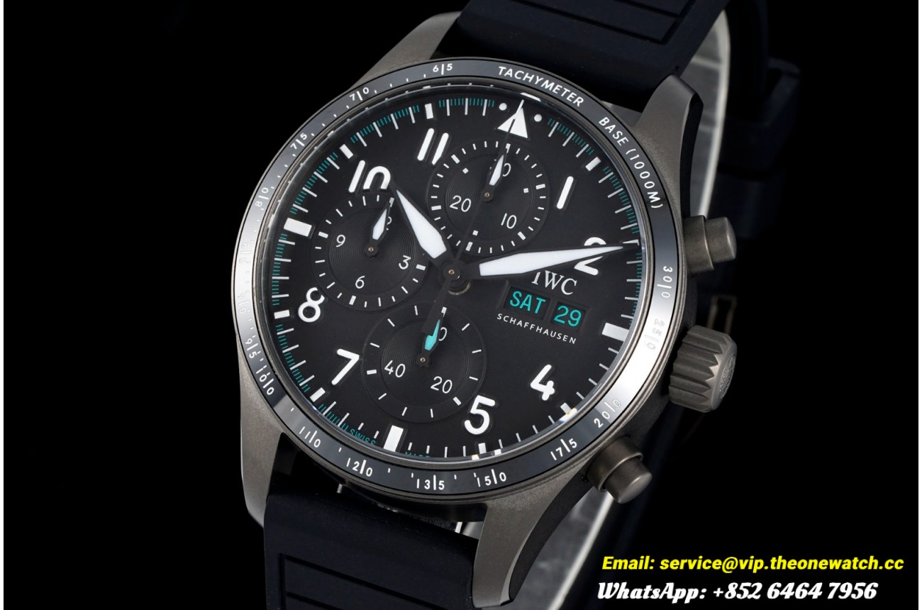 Pilot Chrono 41mm 2023 TI/RU Black/Num BLSF A7750 Mod