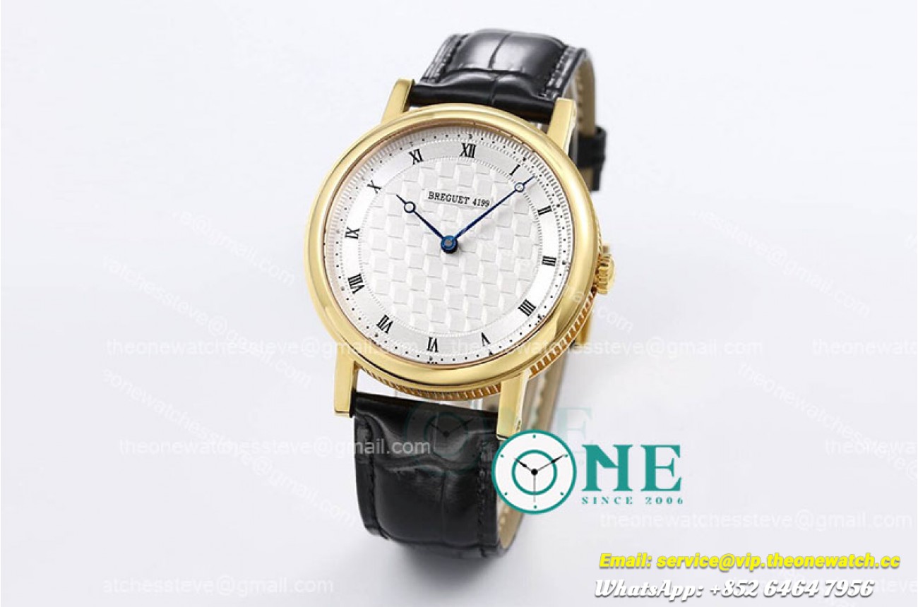 Breguet - Classique Ref.5967 YG/LE White/Rmn/Cubi Automatic