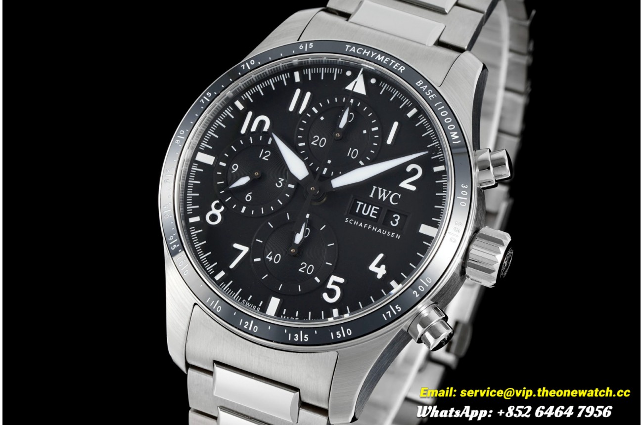 Pilot Chrono 41mm 2023 TI/TI Black/Num BLSF A7750 Mod