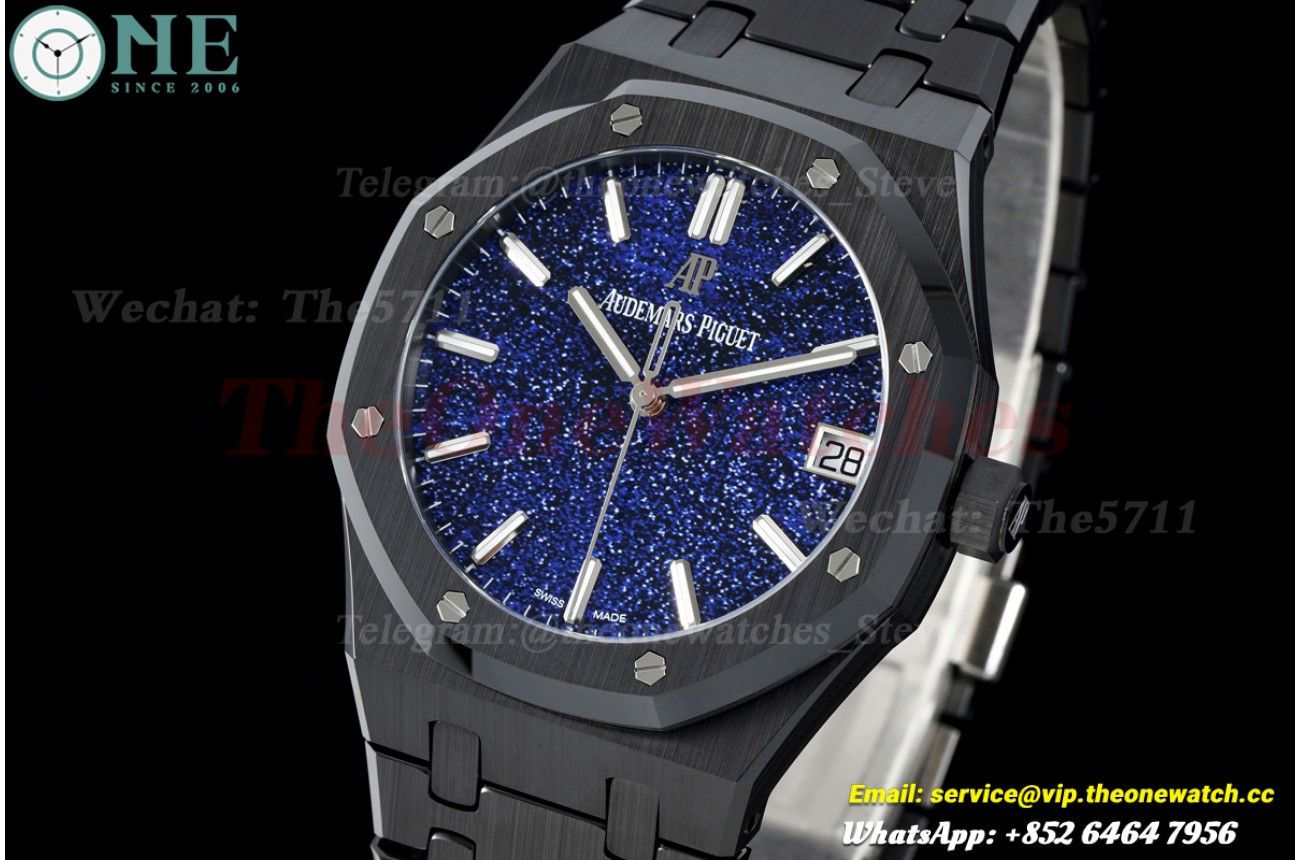Royal Oak 41mm 15500 Black Ceramic/Cer Starry Sky Dial APSF SA4302 Super Clone