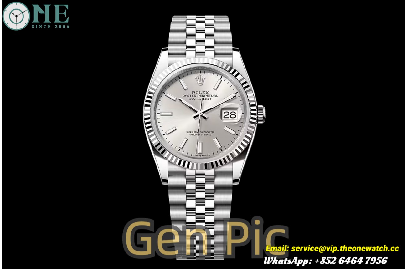 Datejust 126234 36mm Jub SS/SS Silver/Stk VSF V2 DD3235